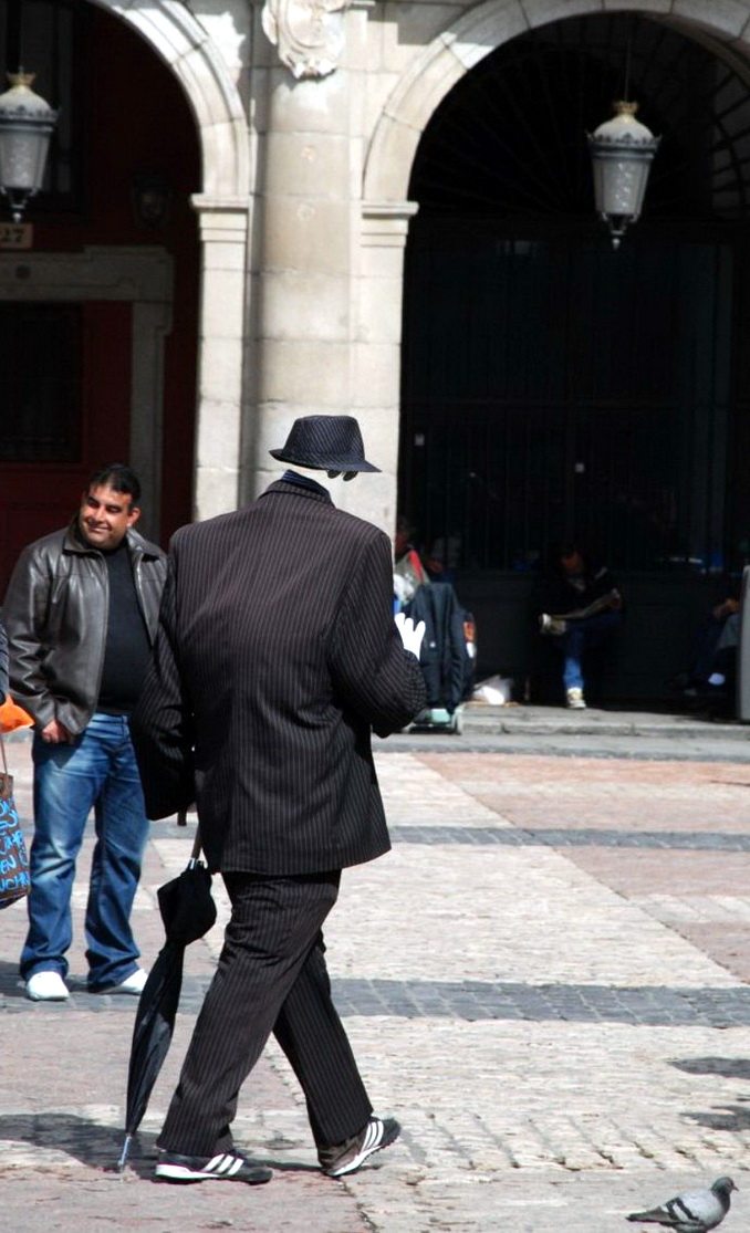 Or you can try to meet the invisible man. Or you can try to meet the invisible man.